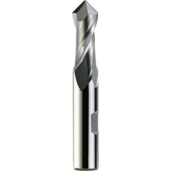 Melin Tool Co 1" Dia., 3/4" Shank, 2" LOC, 4-1/4" OAL, 2 Flute 90° Cobalt Drill Mill, TiCN A-2432-DP-TiCN